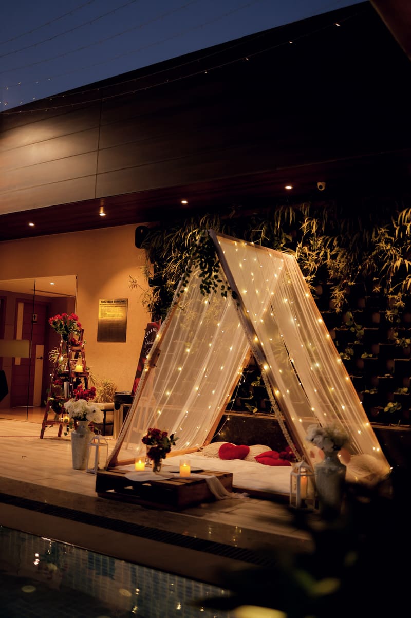 Luxury date night setup by Cupid Vow, Chandigarh